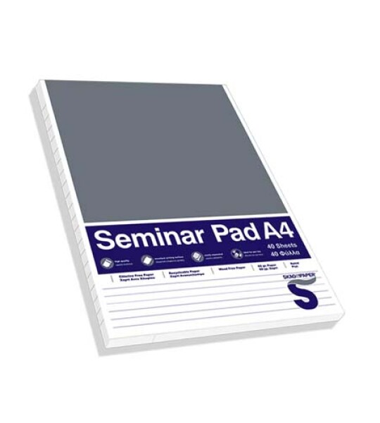 writing pad(seminar) a4 x40sh lined