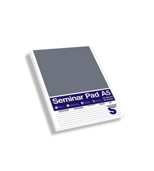 writing pad(seminar)a5 x 40 sh lined