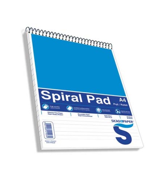a4 notebook top spiral 80sh