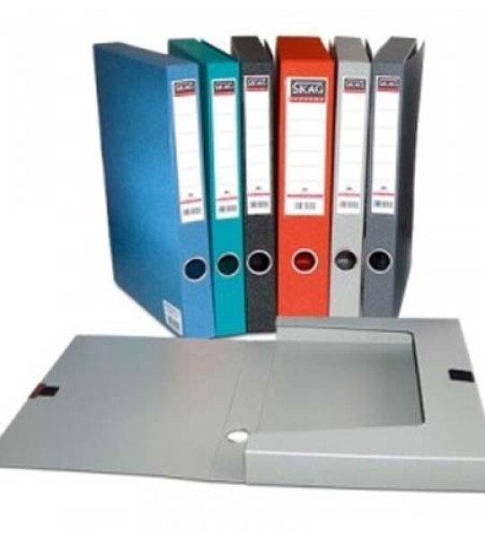 box file plastic 6cm spine opaque