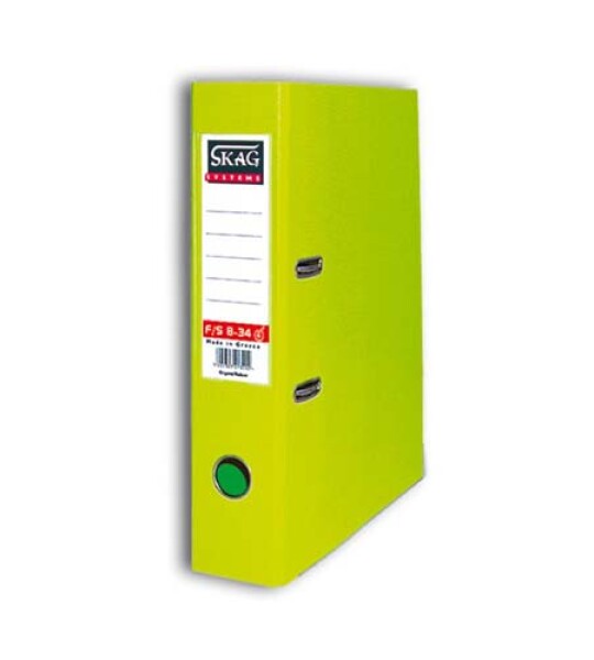 8/34 F/S P.P. L.A. FILE - LIME GREEN