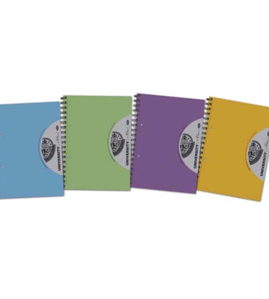 notebook a4 side spiral 2 subj