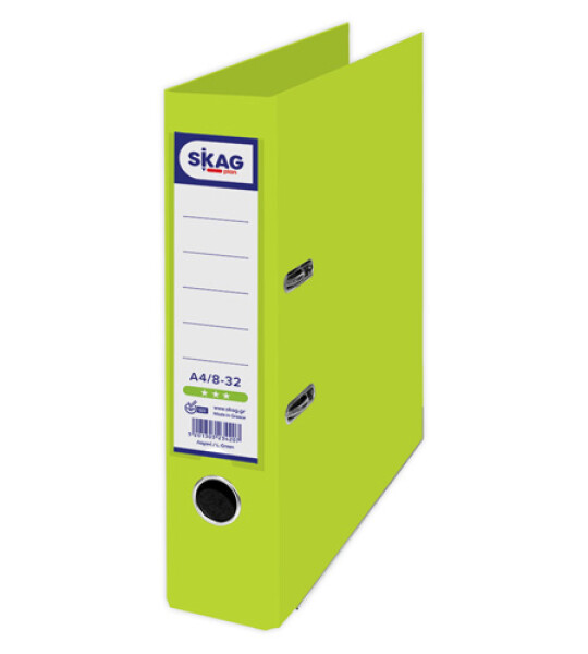 8/32 A4 P.P. L.A. FILE - LIME GREEN ECO