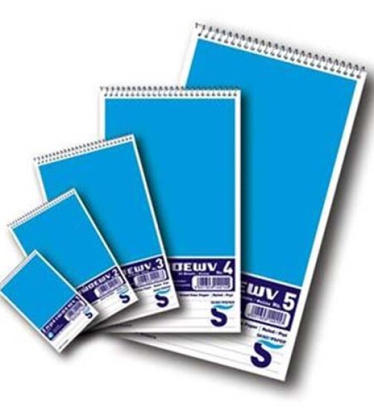 notebook spiral top 78x127mm ruled-no1