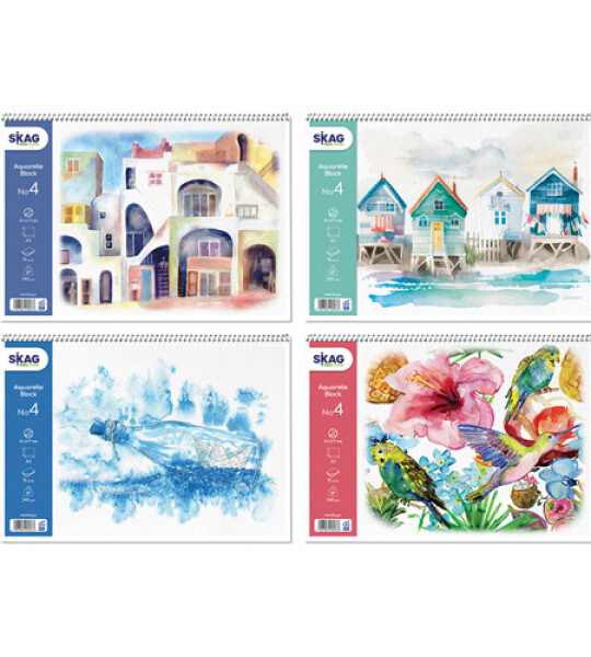 aquarelle(l/scape)pad a3 top spiral 250g