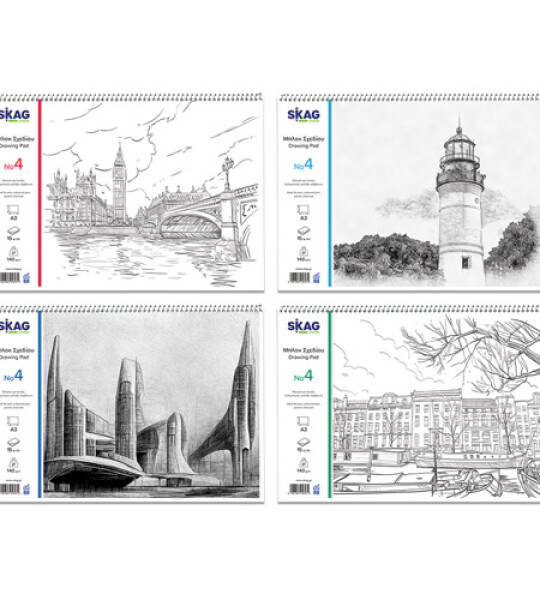 drawing pad a3 14 sheets - no 4 140gr