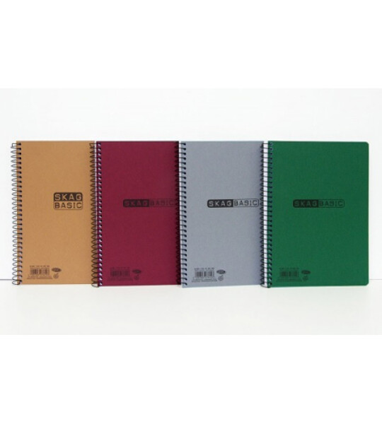 exercise book spiral a4 80gr 2 sub-basic