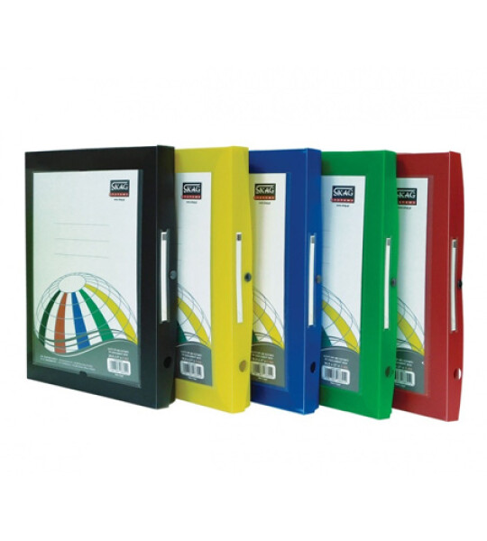 document box pp a4-6cm spine, 5 & handle