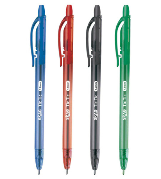 ballpoint retractable pen 0.7mm blue