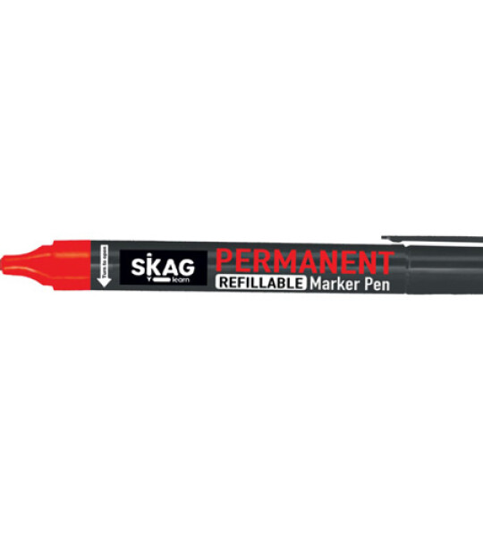 permanent marker bullet tip red