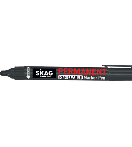 permanent marker bullet tip black