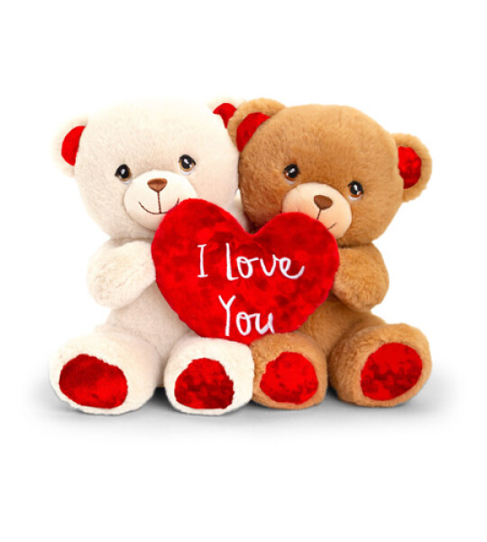 20cm keeleco valentines hugging bears